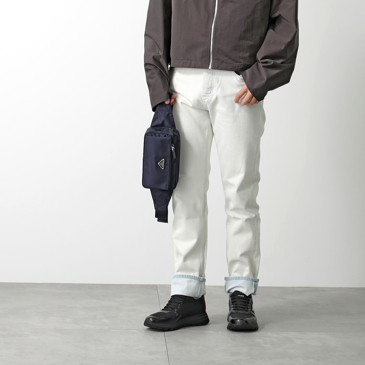 PRADA ボディバッグ 2VL977 WOO 2DMG Re-Nylon ベルトバッグ