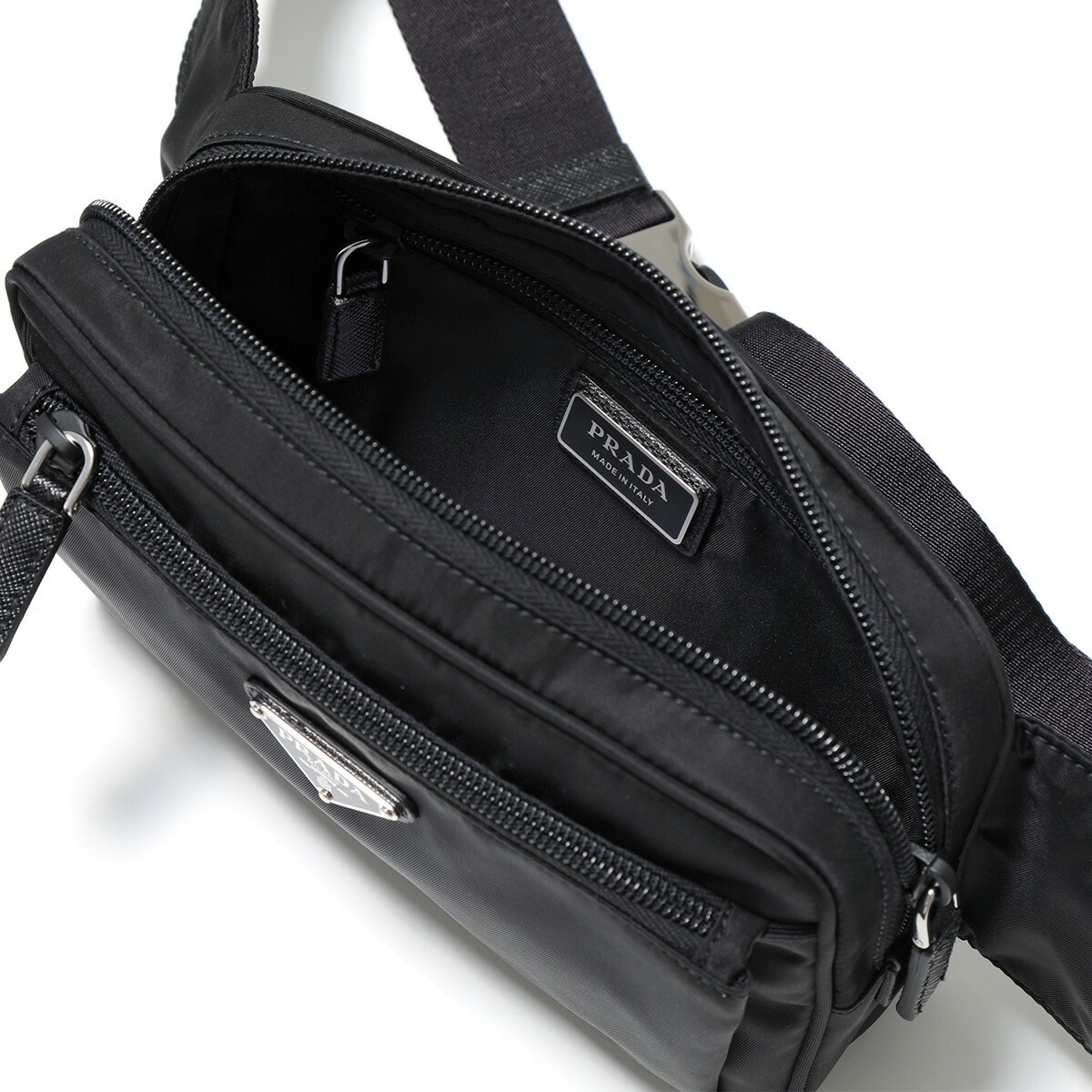 PRADA ボディバッグ 2VL977 WOO 2DMG Re-Nylon ベルトバッグ