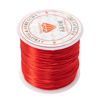 中国製 50m*1mm クリスタルゴムコード