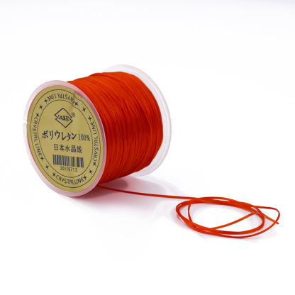 日本製 100m クリスタルゴムコード