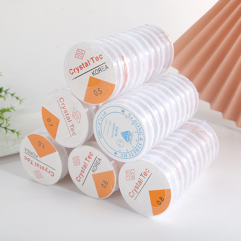 透明 伸縮性 ブレスレット ストリン 10ロール