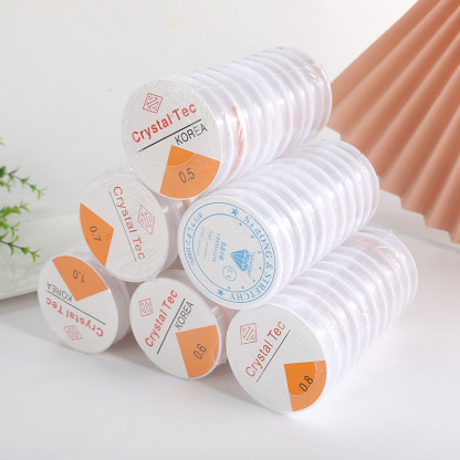 透明 伸縮性 ブレスレット ストリン 10ロール