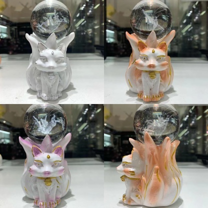 九尾　台座　樹脂