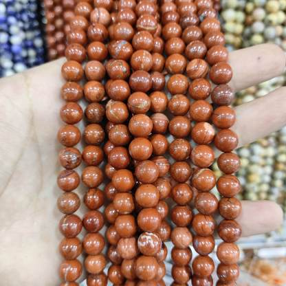 Natural Red Jasper beads for DIY