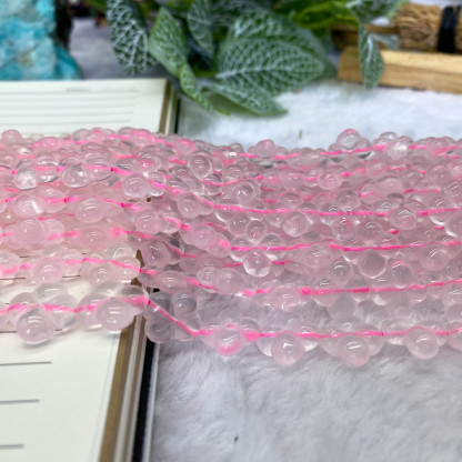 ローズ クォーツ 数珠 - FJHCRYSTAL