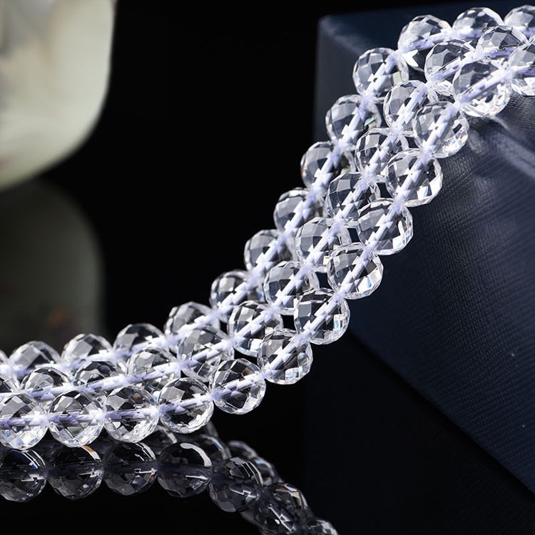 水晶の64カット面連材