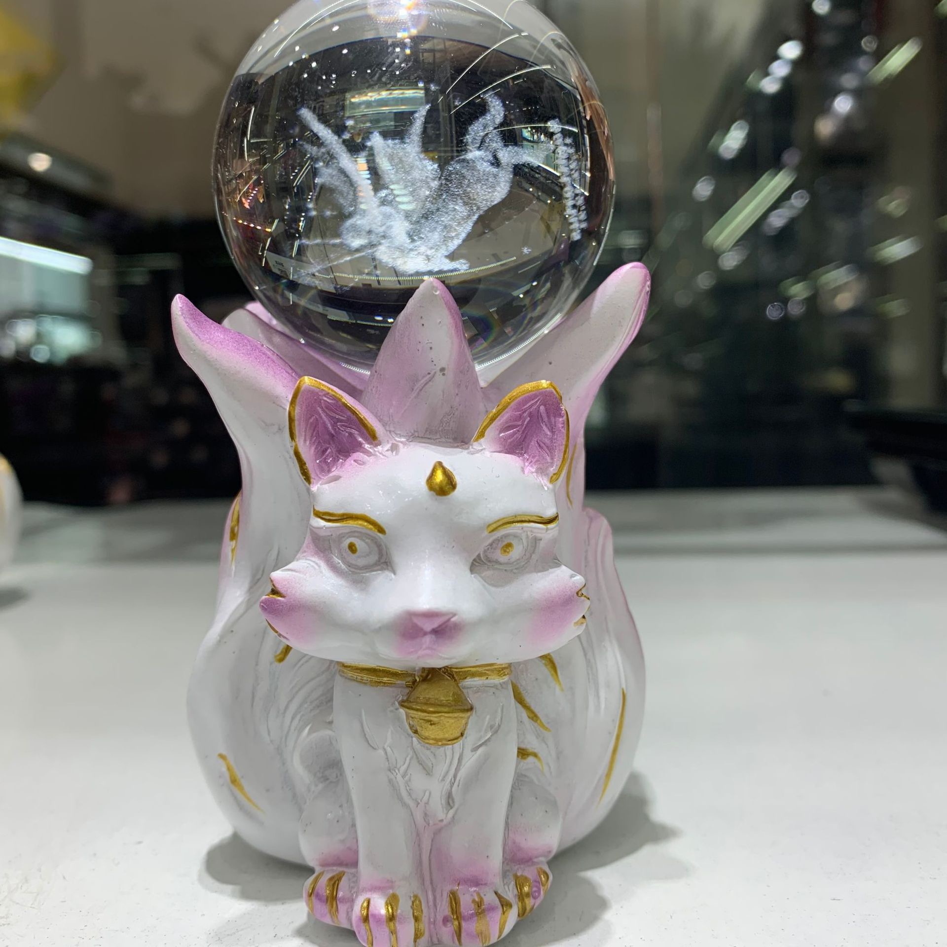 九尾　台座　樹脂