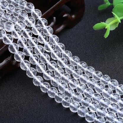 水晶の128カット面連材