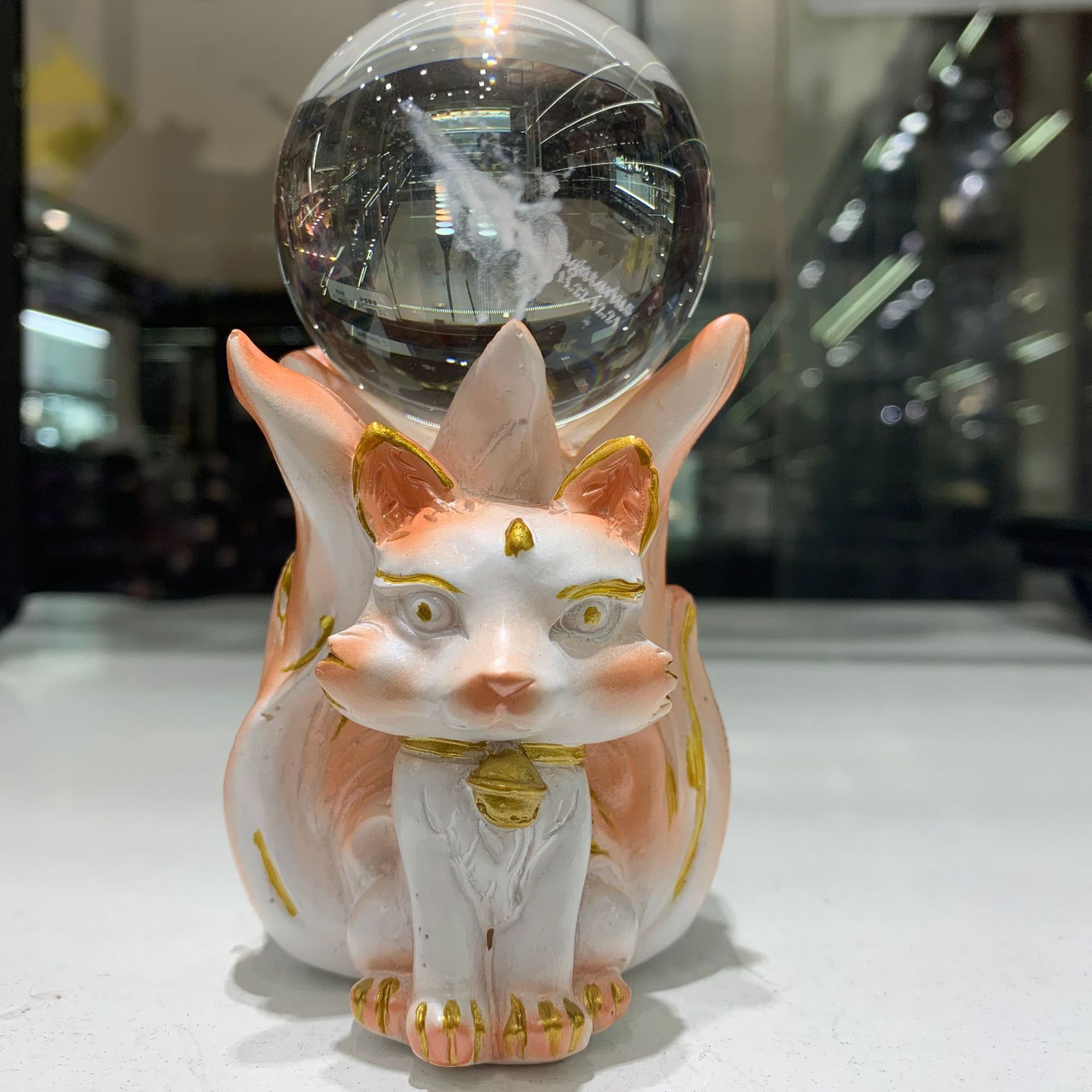 九尾　台座　樹脂