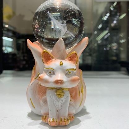 九尾　台座　樹脂