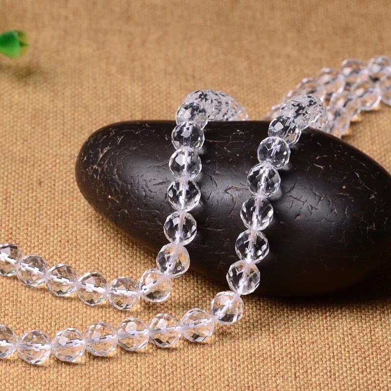 水晶の128カット面連材