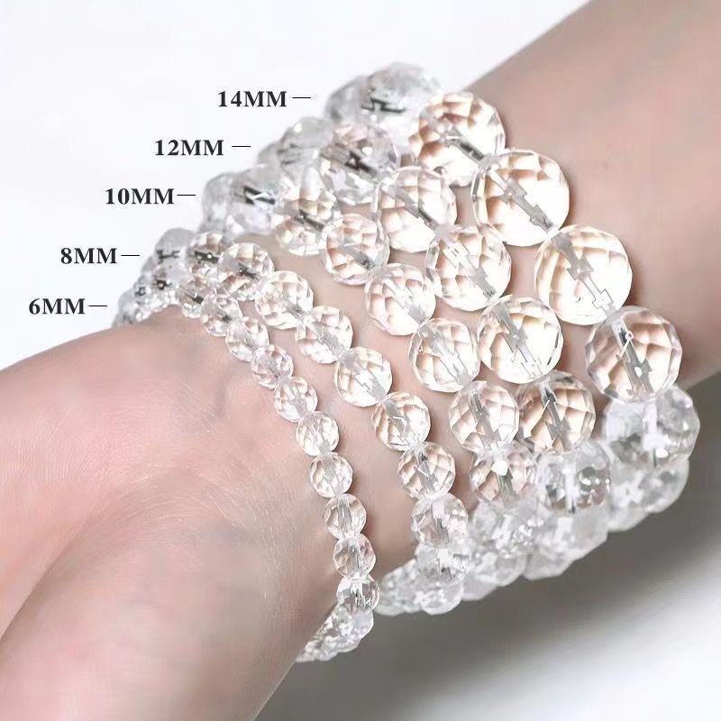 水晶の64カット面連材