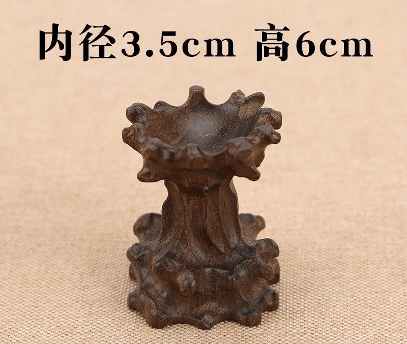 黒檀根の彫刻  台座