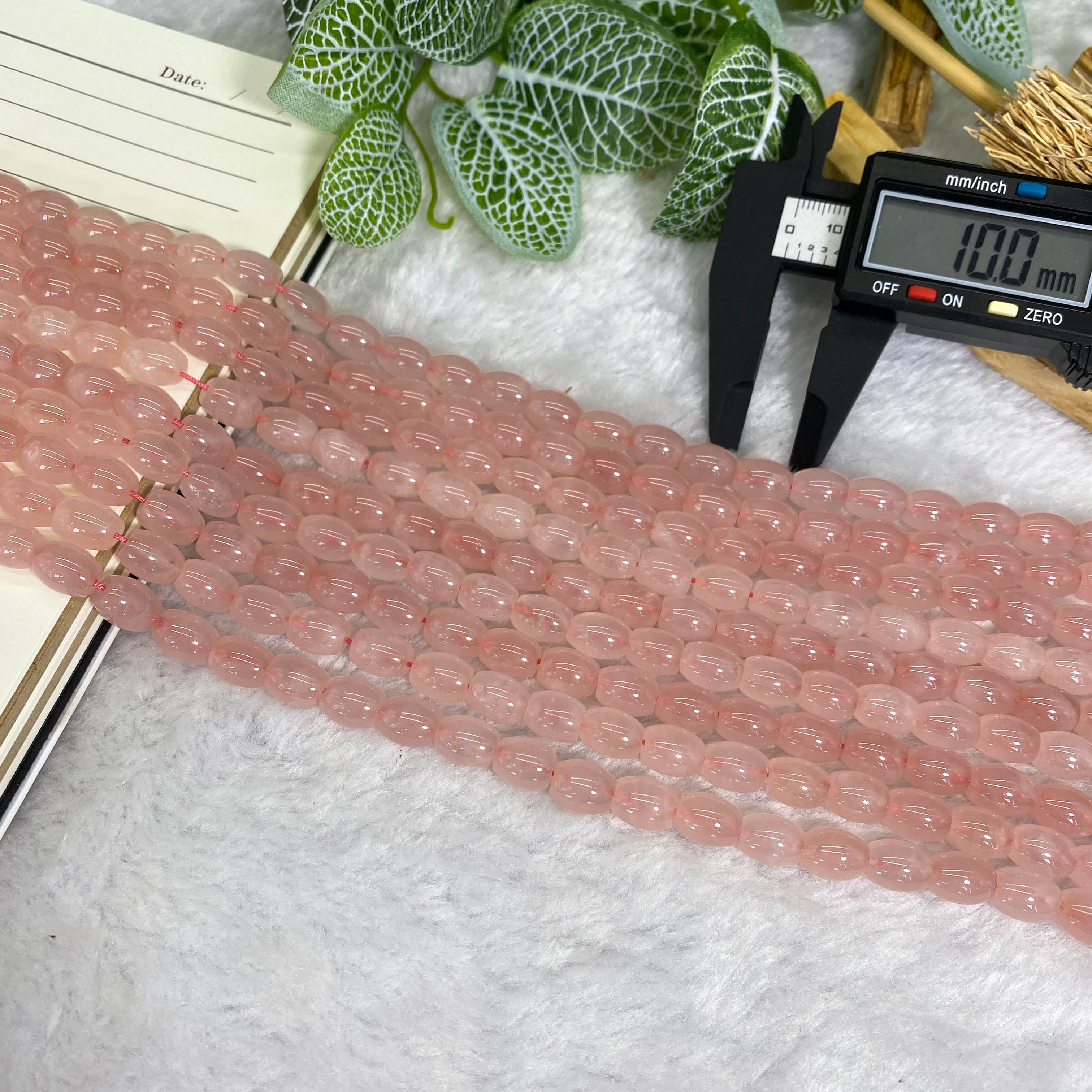 ローズ クォーツ カボション - FJHCRYSTAL