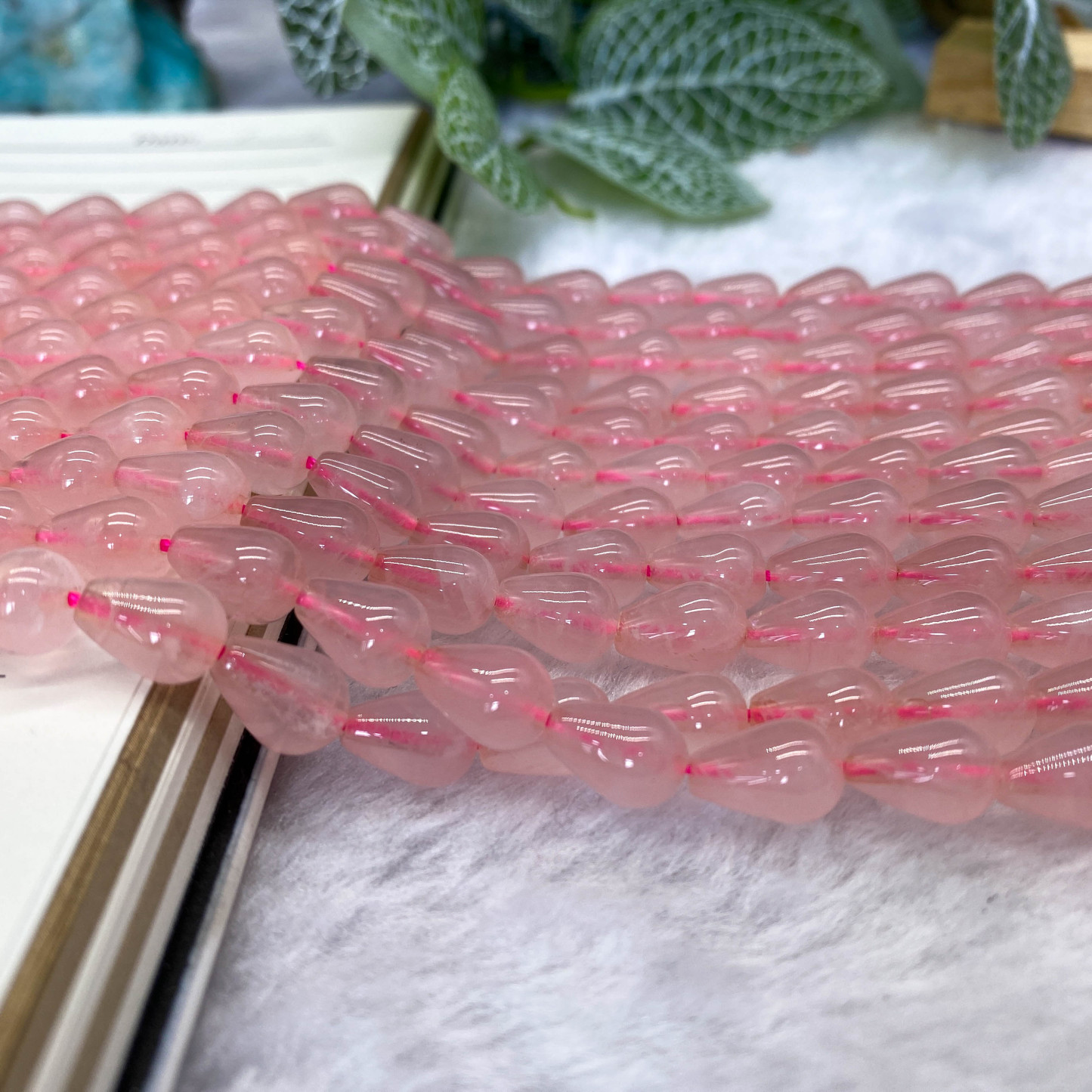 ローズ クォーツ ネックレス - FJHCRYSTAL