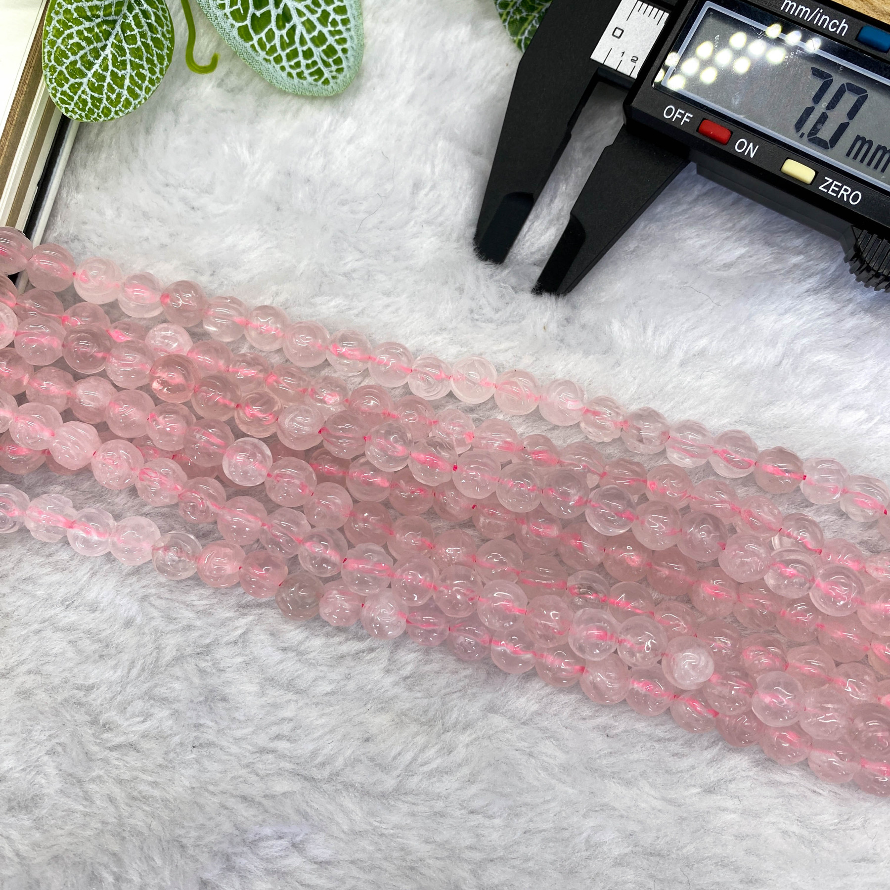 ローズ クォーツ ルース - FJHCRYSTAL