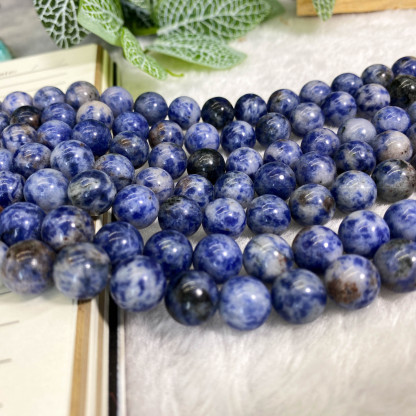 10mmのDIYブルードットビーズ