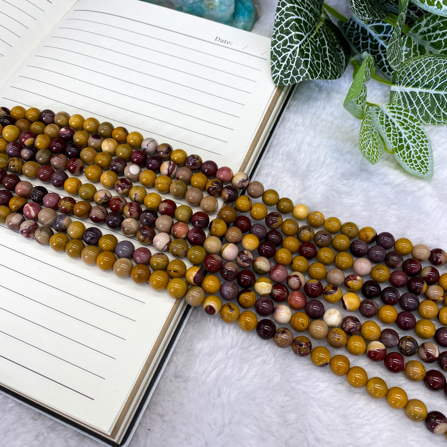 8mmと10mmのDIYムーカイトビーズ