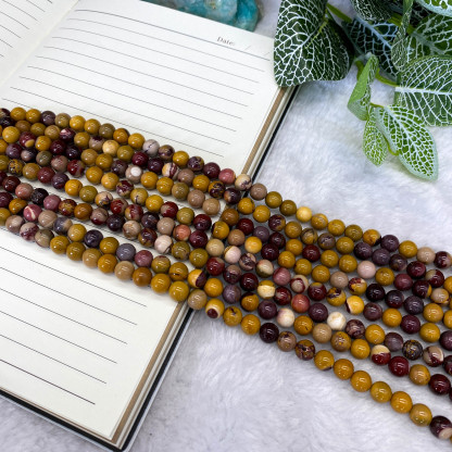 8mmと10mmのDIYムーカイトビーズ