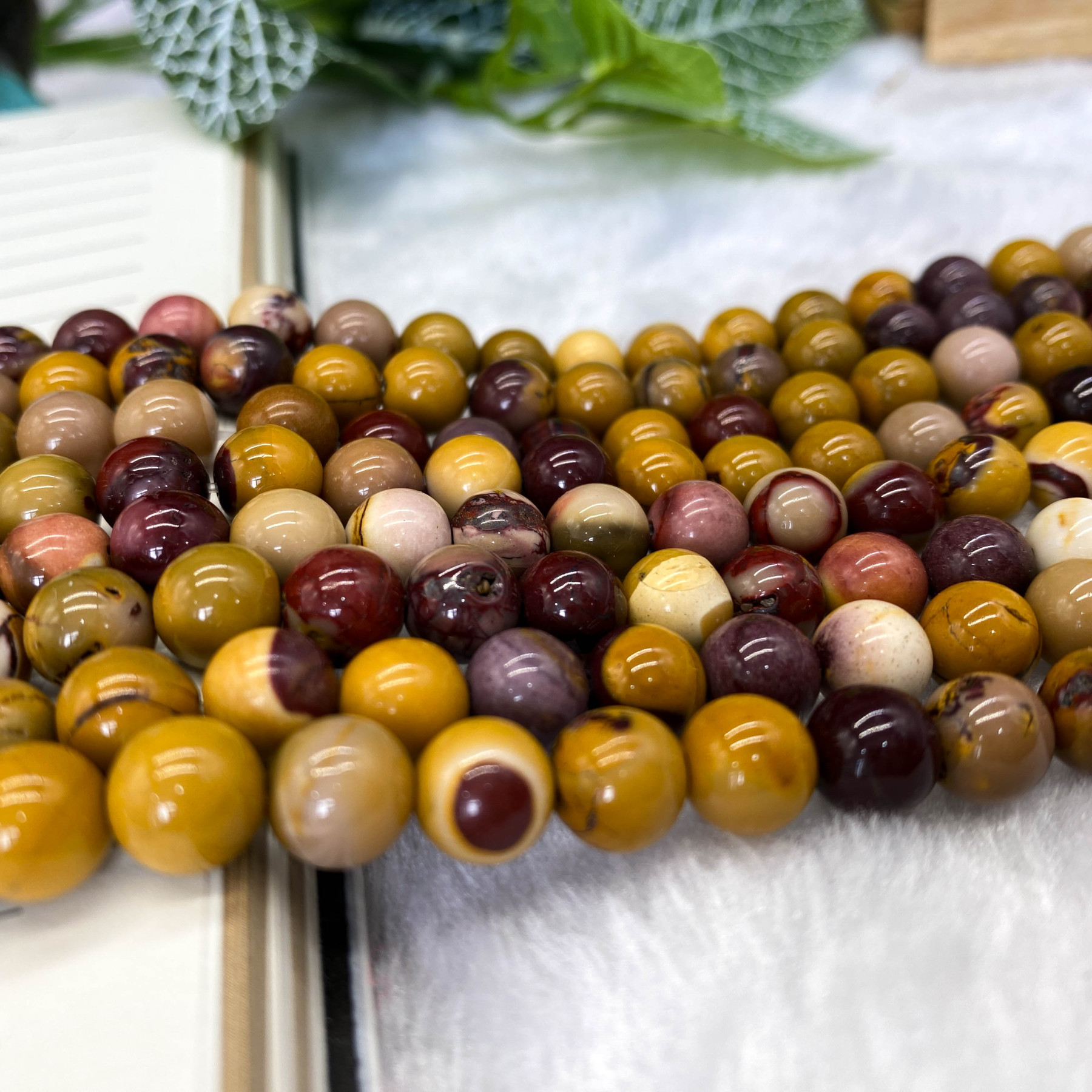 8mmと10mmのDIYムーカイトビーズ