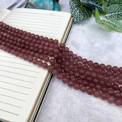 8mm DIY ストロベリークリスタルビーズ