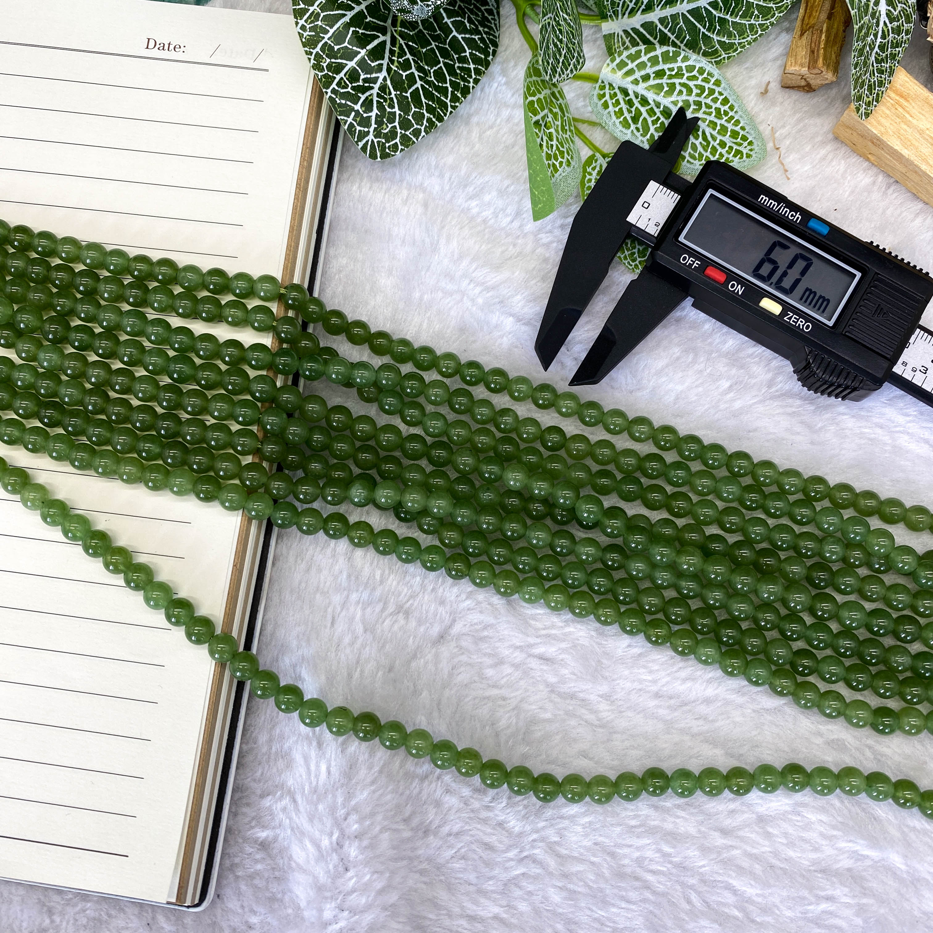 6mm と 10mm DIY 染めジャスパー ビーズ