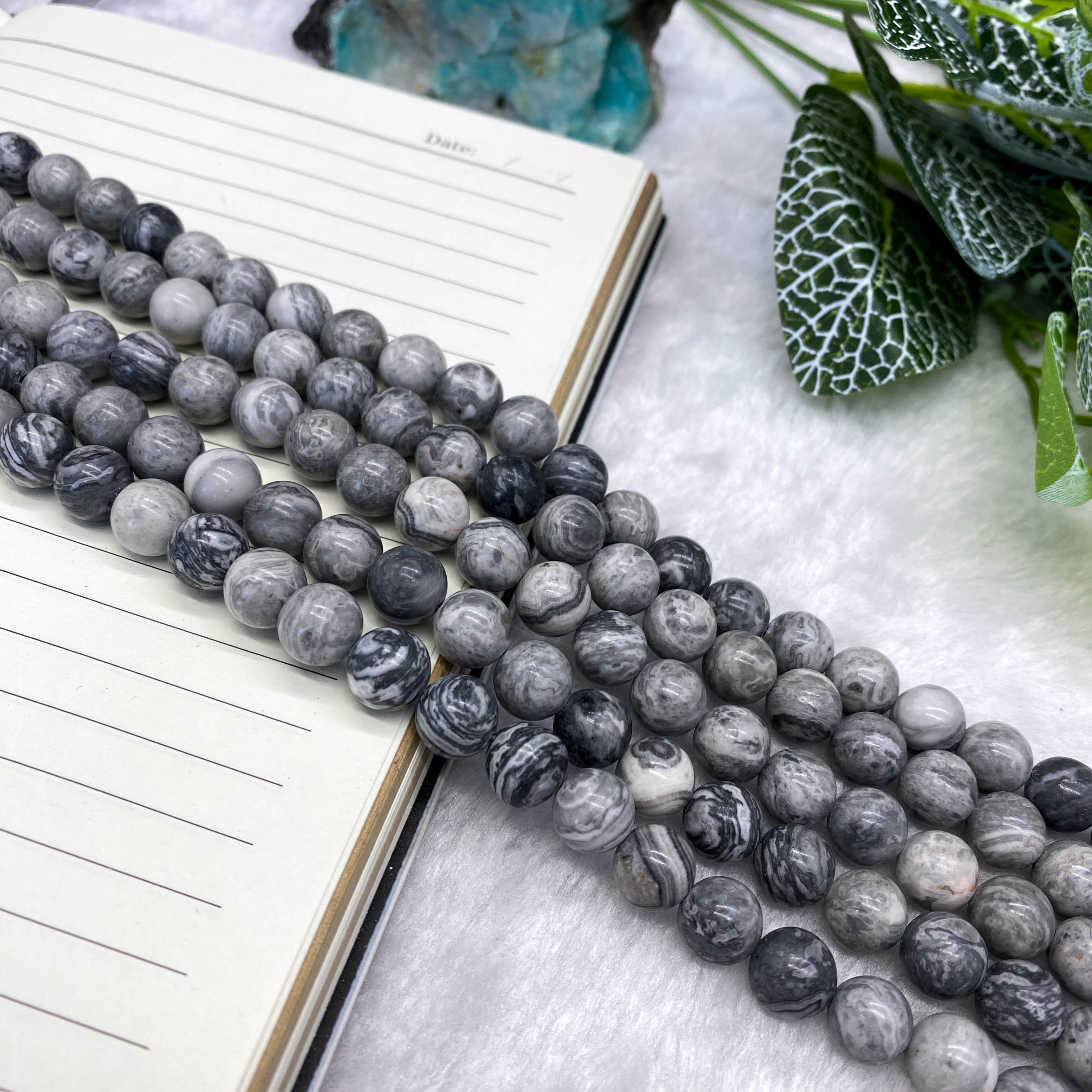 10mmのDIYマップストーンビーズ