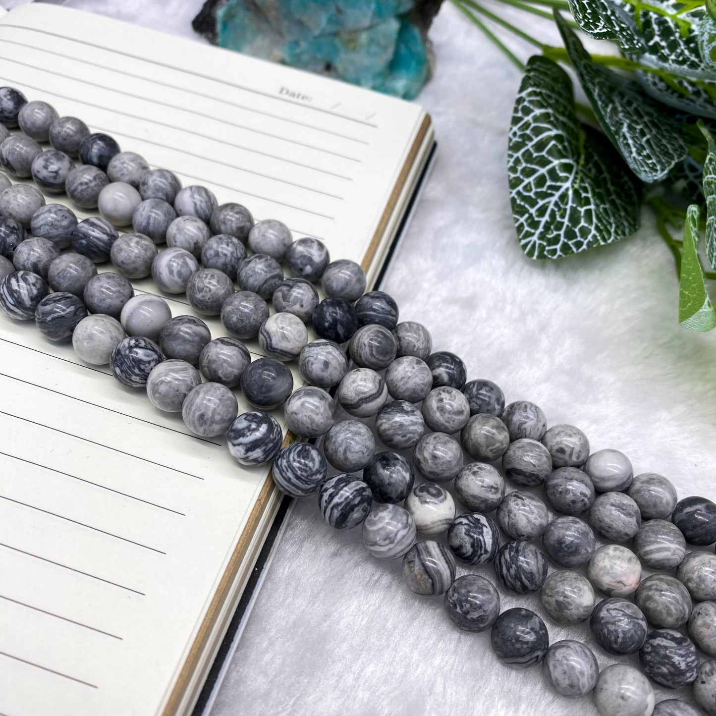 10mmのDIYマップストーンビーズ