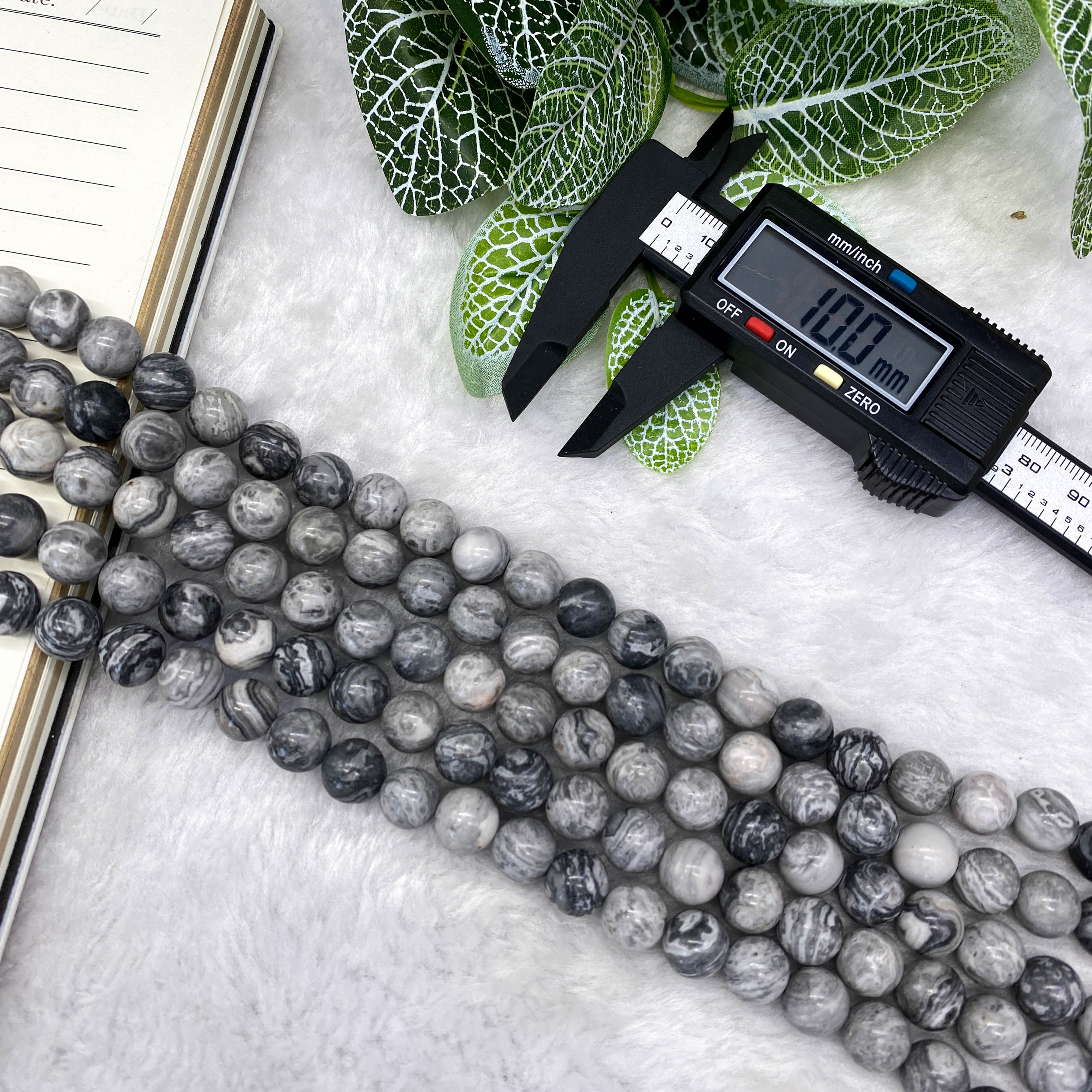 10mmのDIYマップストーンビーズ