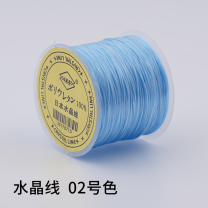 日本製 100m クリスタルゴムコード