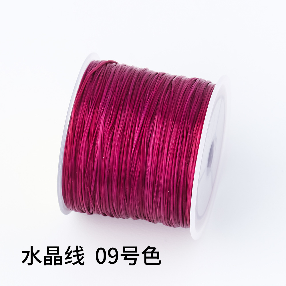 日本製 100m クリスタルゴムコード