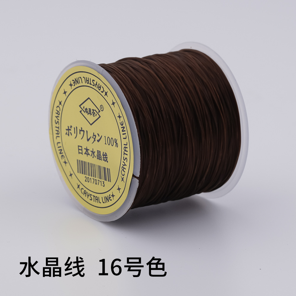 日本製 100m クリスタルゴムコード