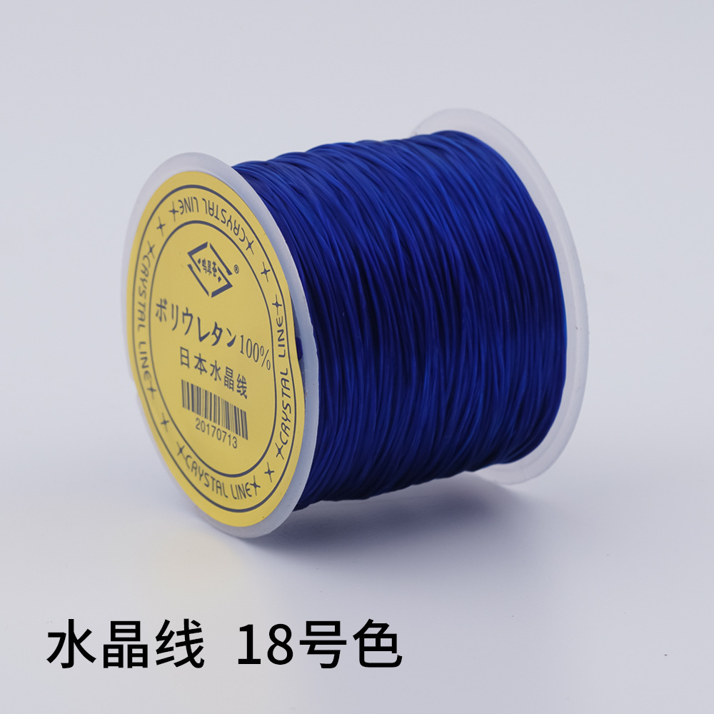 日本製 100m クリスタルゴムコード