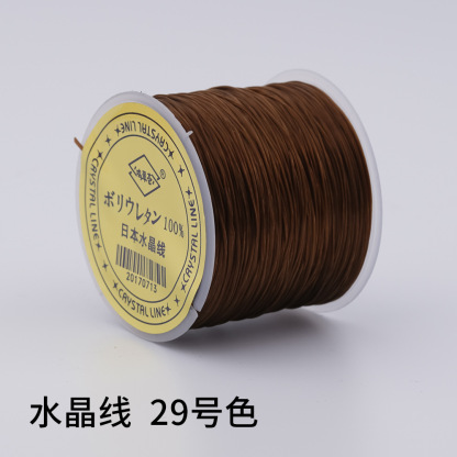 日本製 100m クリスタルゴムコード