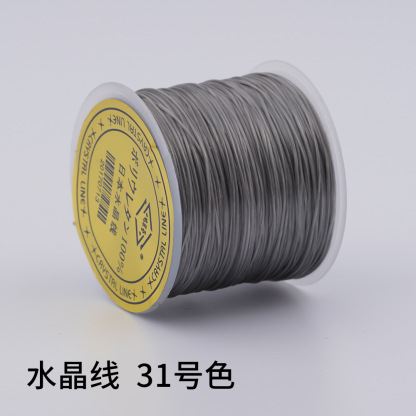 日本製 100m クリスタルゴムコード