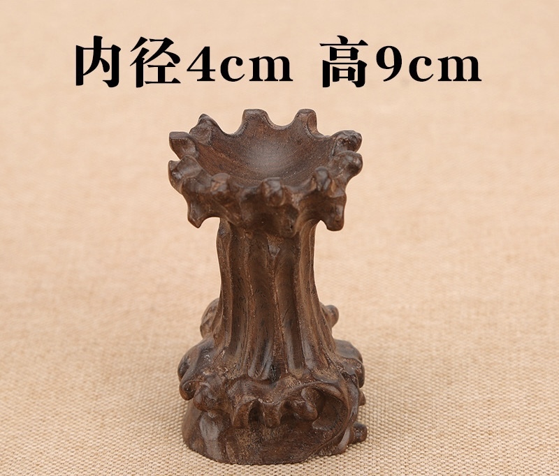 黒檀根の彫刻  台座