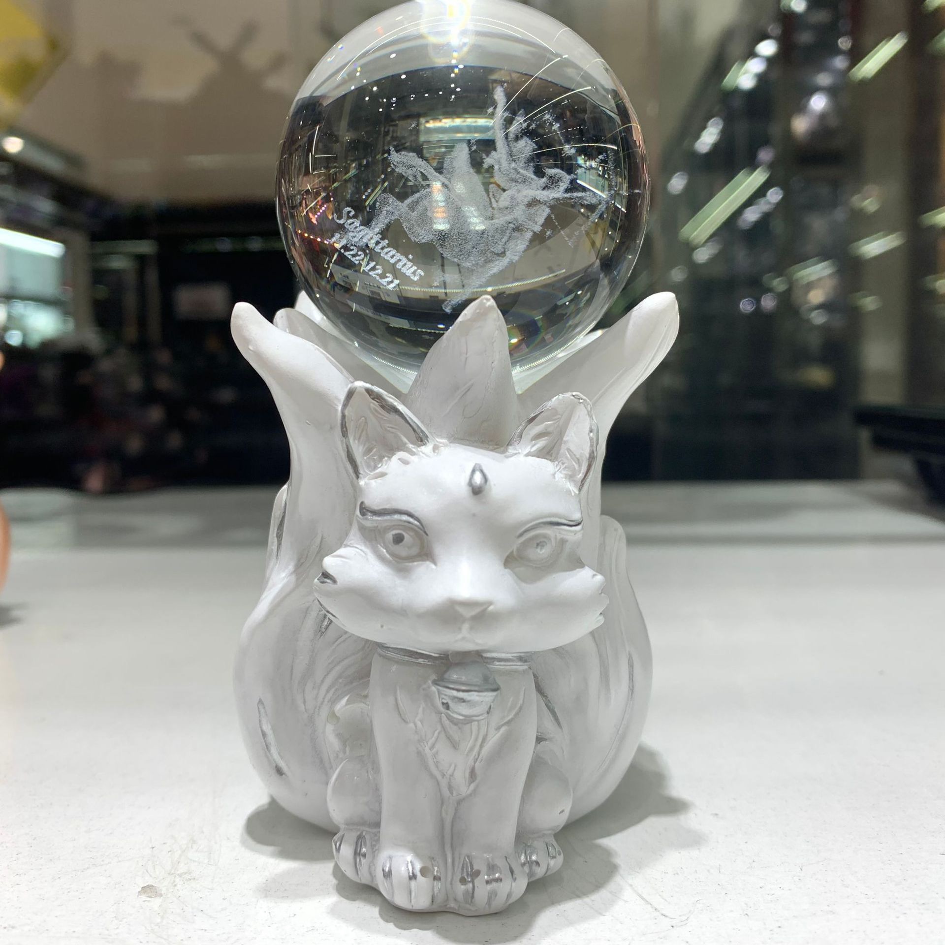 九尾　台座　樹脂