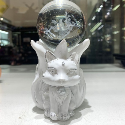 九尾　台座　樹脂