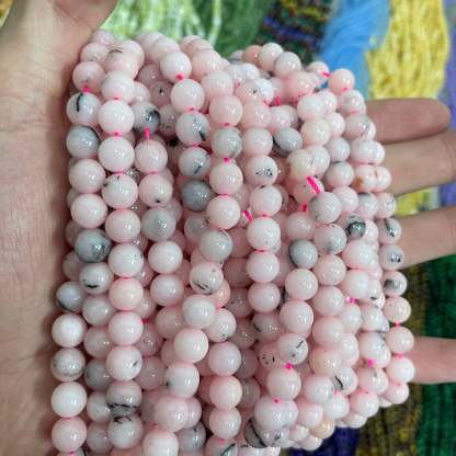 ピンクオパール 連材- FJHCRYSTAL