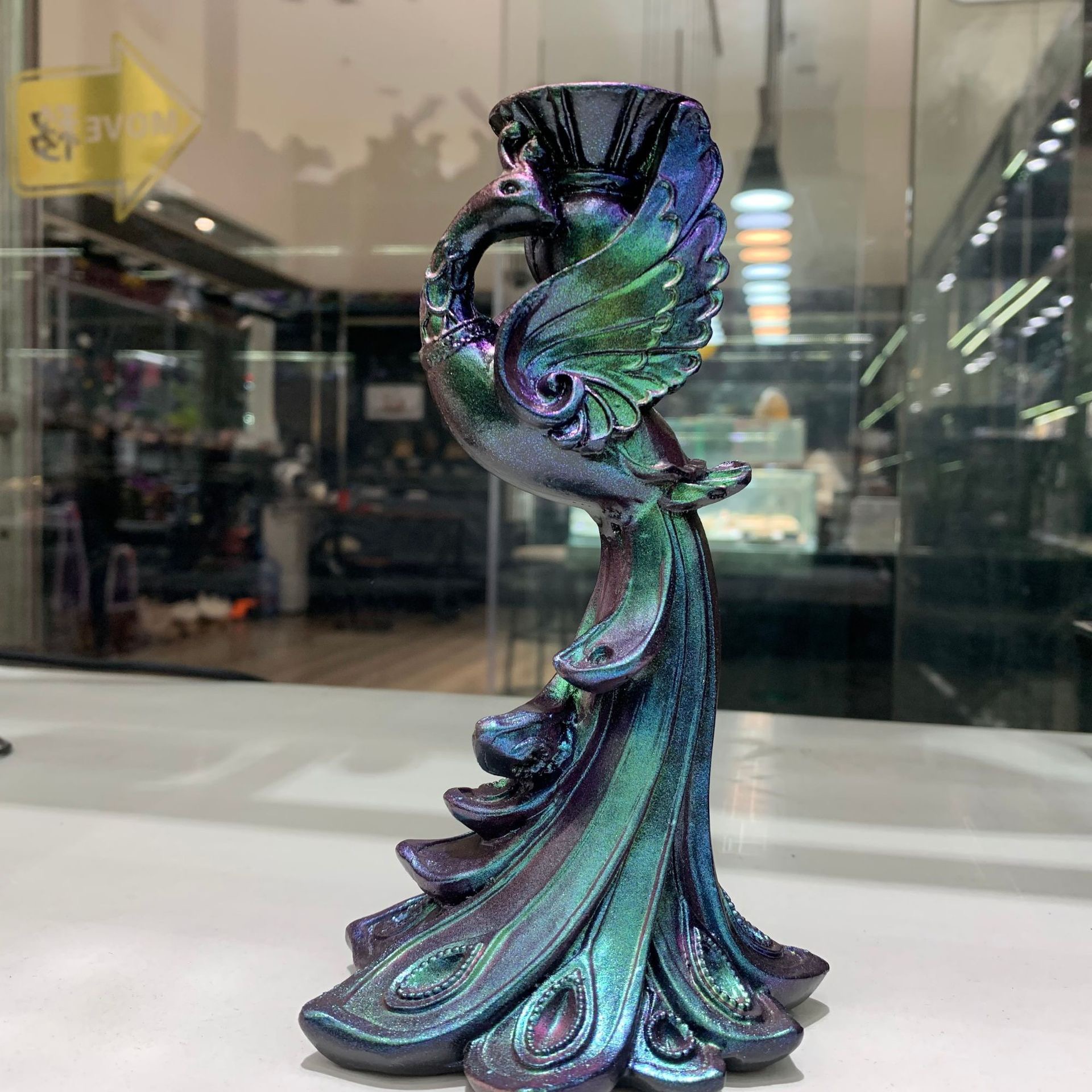 鳳凰　台座　樹脂