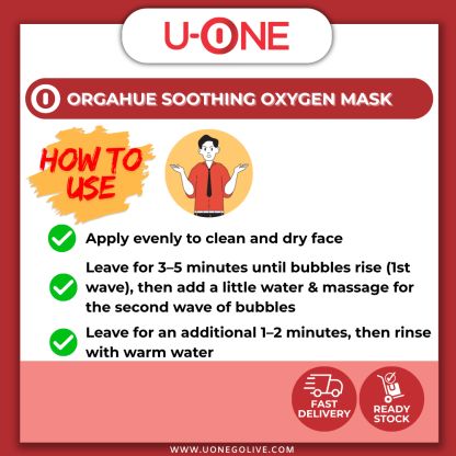 U-ONE | Korea | Orgahue | Soothing Oxygen Mask | 100ml