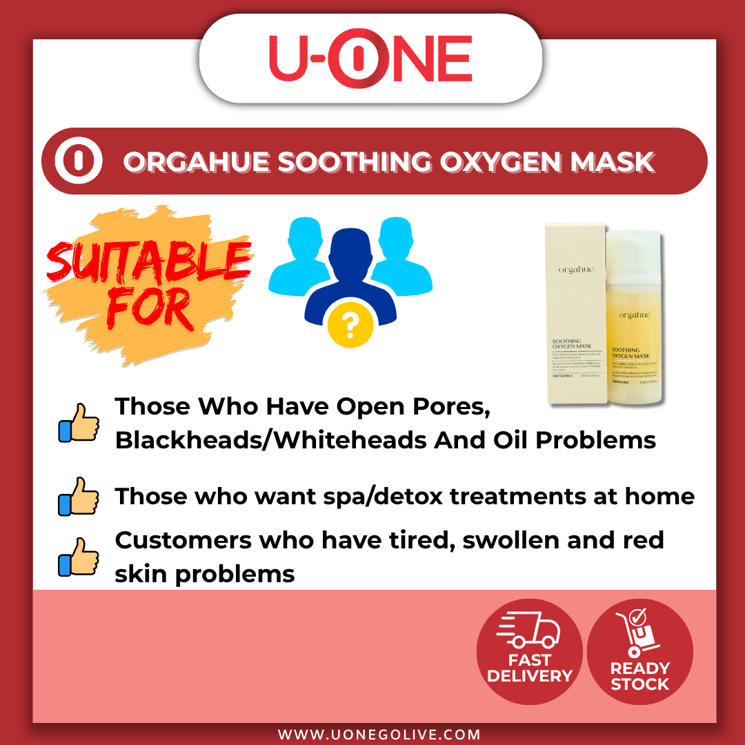 U-ONE | Korea | Orgahue | Soothing Oxygen Mask | 100ml