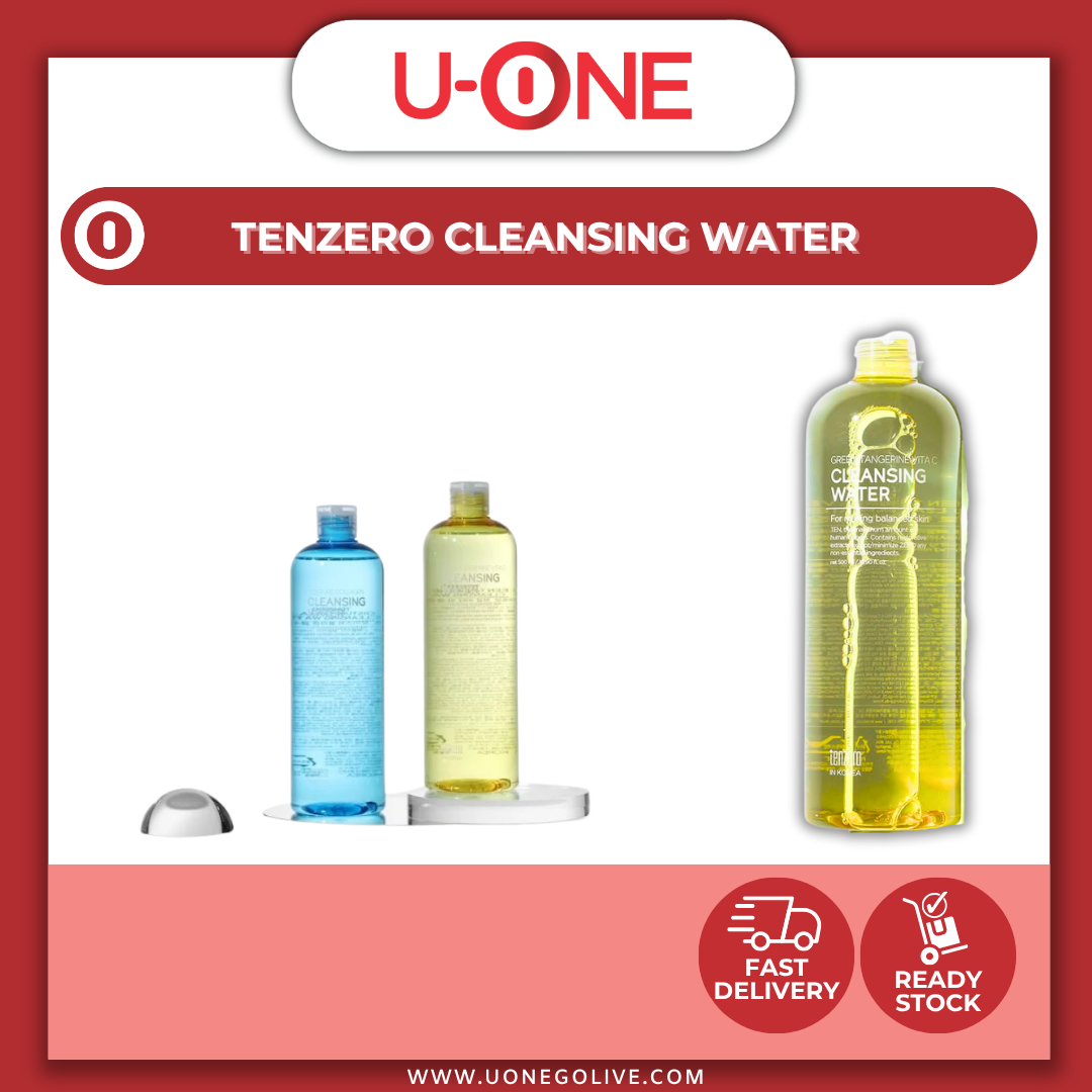 U-ONE | Korea | Tenzero | Cleansing Water | 500ml | Facial Cleanser
