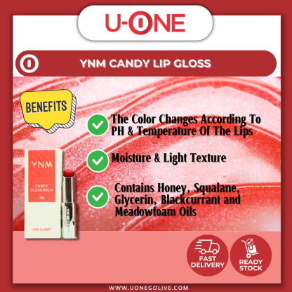 U-ONE | Korea | Ynm | Candy Lip Gloss | 3g
