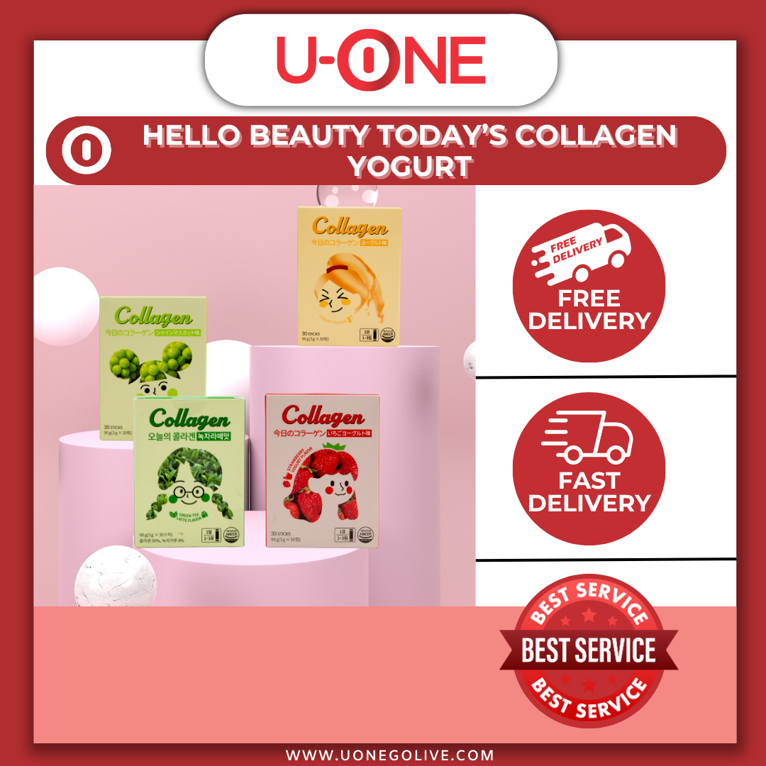 U-ONE | Korea | Today's Collagen Yogurt | 3g x 30stick