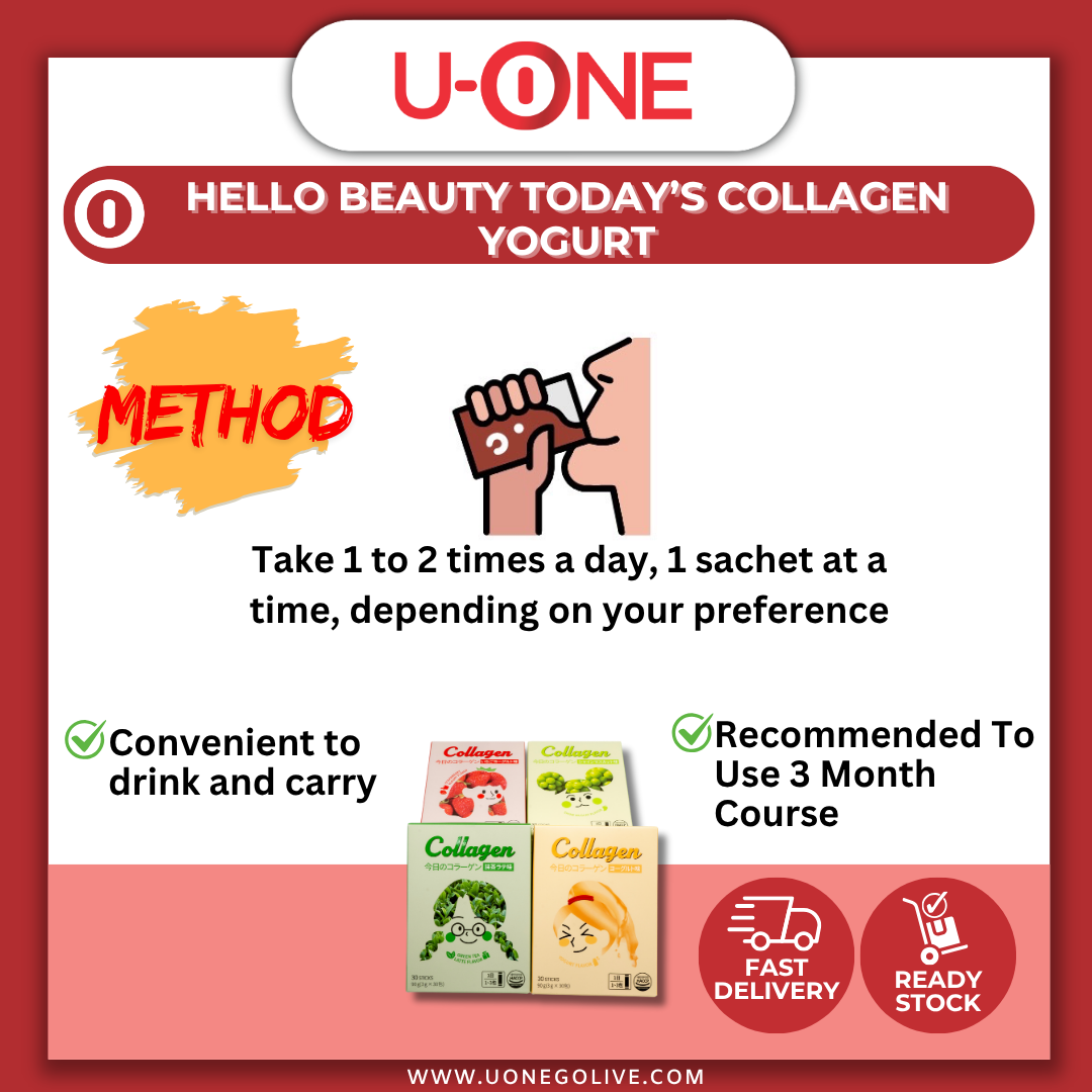U-ONE | Korea | Today's Collagen Yogurt | 3g x 30stick