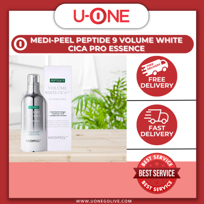 U-ONE | Korea | Medi-Peel | Peptide 9 Volume White Cica Pro Essence | 100ml | Facial Serum