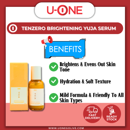 U-ONE | Korea | Tenzero | Brightening Yuja Serum | 50ml | SkinCare