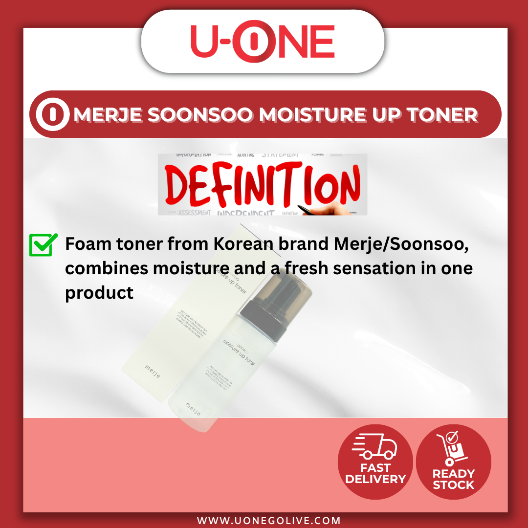 U-ONE | Korea | Merje | Soonsoo Moisture Up Toner | 150ml | Skin Care