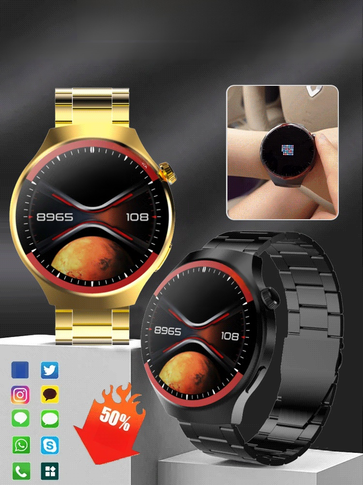 สมาร์ทวอทช์หน้าจอทรงกลมสำรวจอวกาศ WATCH4PRO